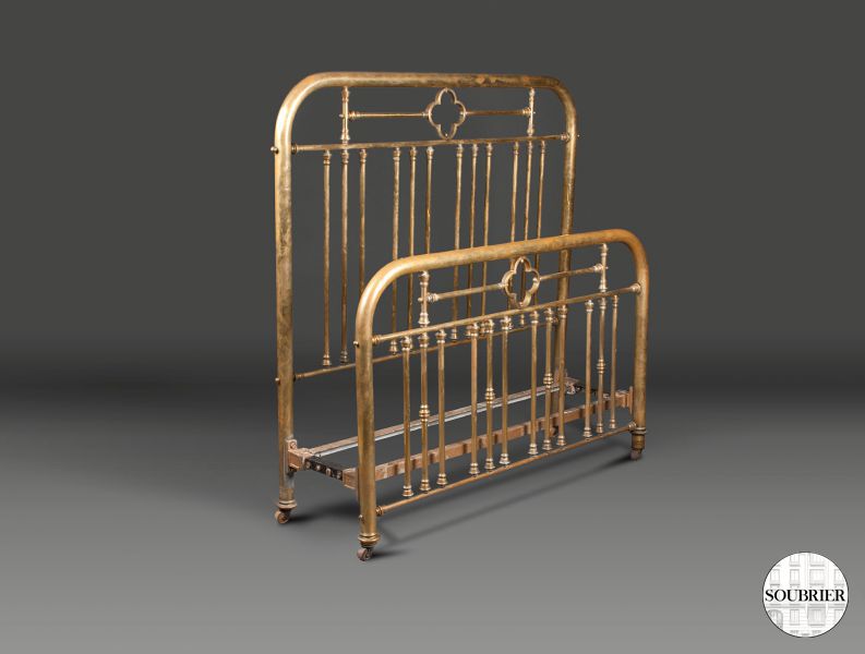 Big brass bed