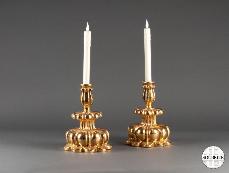 two candle holder