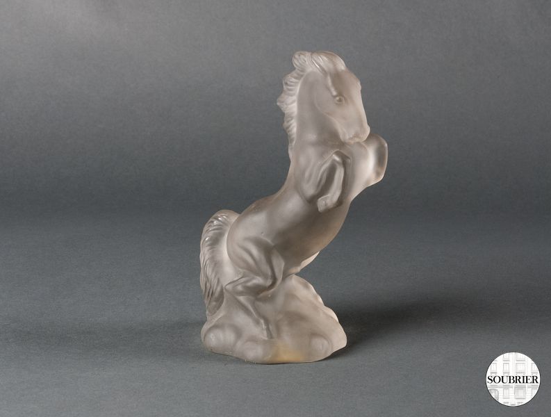 Lalique opaque horse