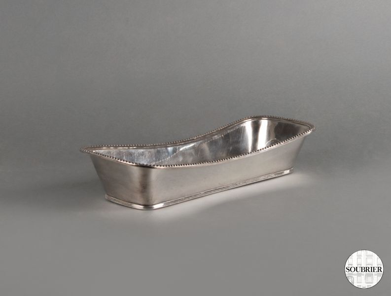 Silver-plated dish