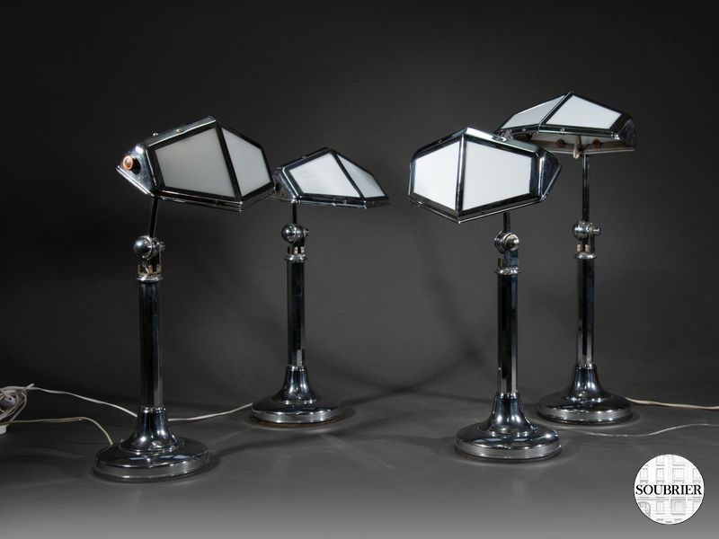 Quatre lampes Pirouett