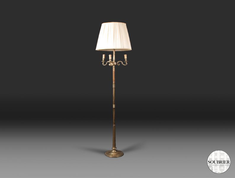 lampadaire laiton