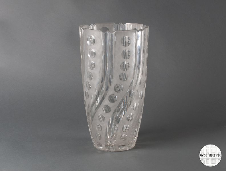 Vase Pégase en cristal