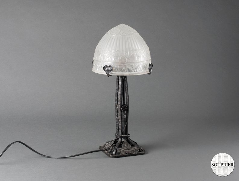 Lampe en fer forgé