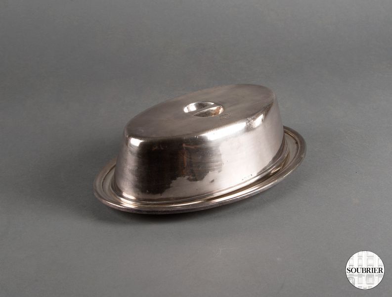 Silver dish and cover