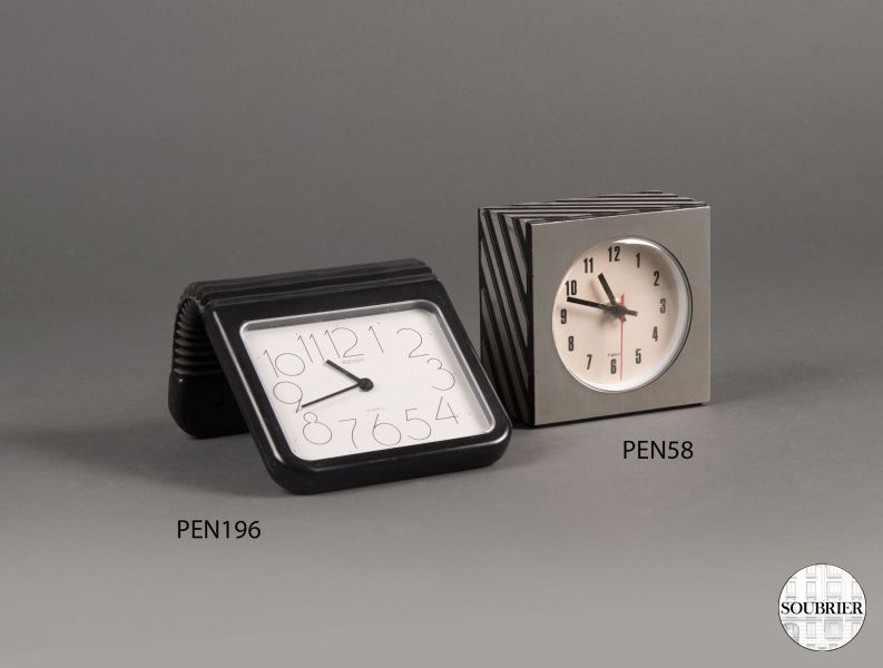 Pair of desk clocks