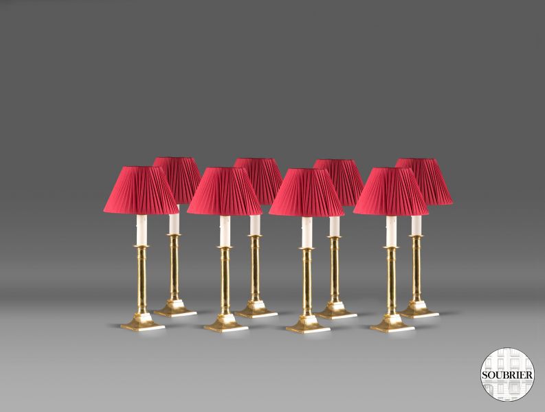 10 table bistro lamps