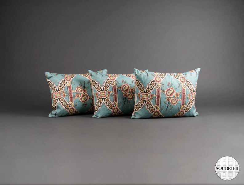 Garland turquoise cushions