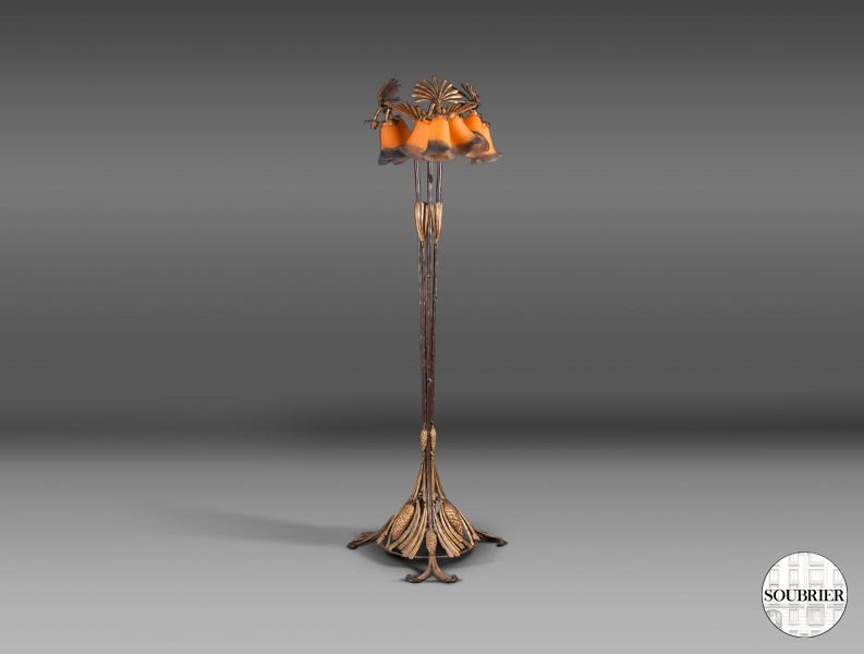 Lampadaire Art Nouveau