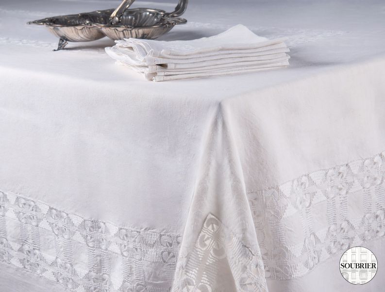 Nappe en lin beige