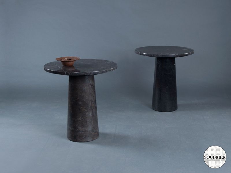 black marble tables