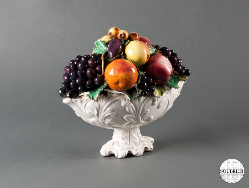 Oval fruit bowl
