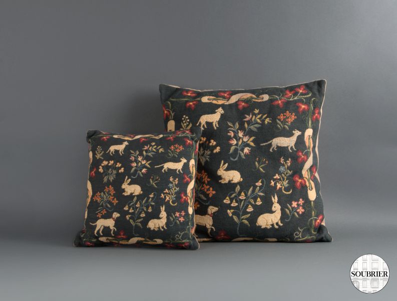 Tapestry cushions