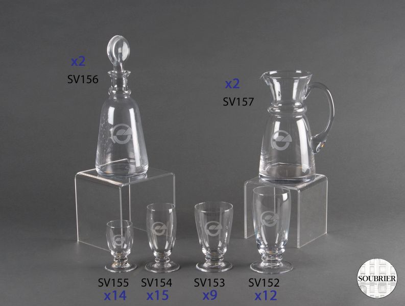 Daum Transat glassware