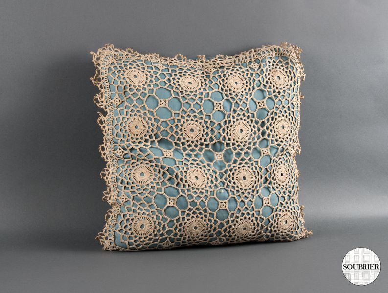 Coussin en crochet