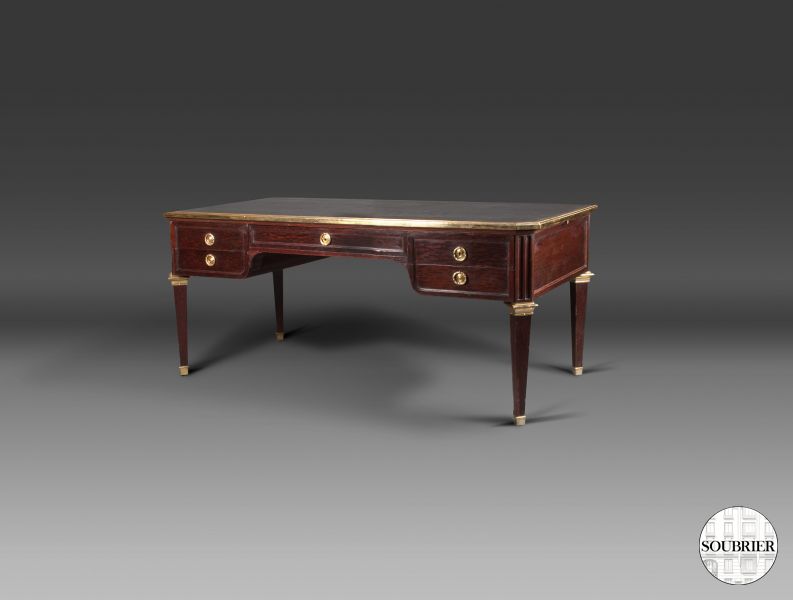 Louis XVI mahogany desk