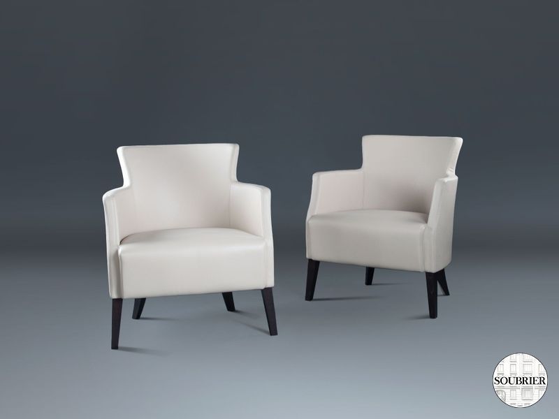 fauteuils moderne en cuir 