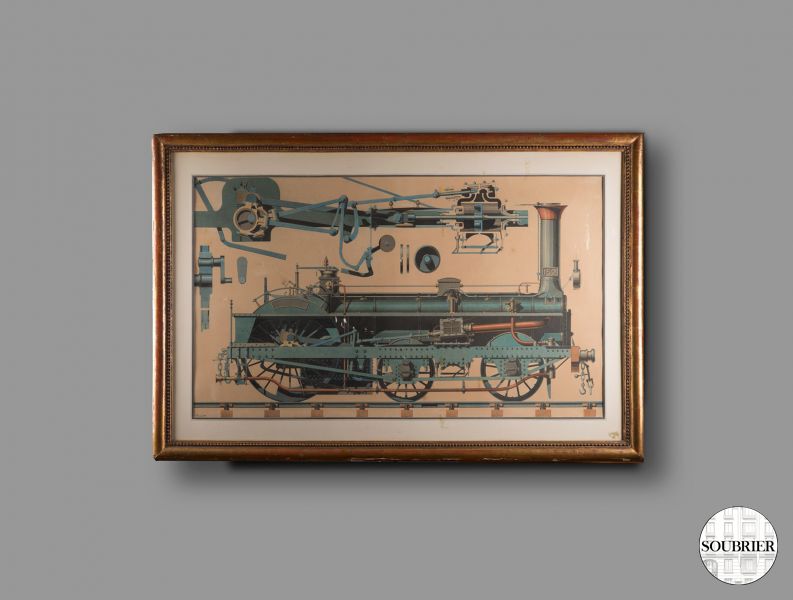 Locomotive drawing