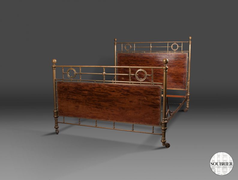 Brass bed