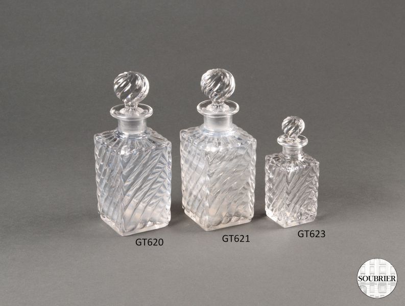 Crystal toilet set