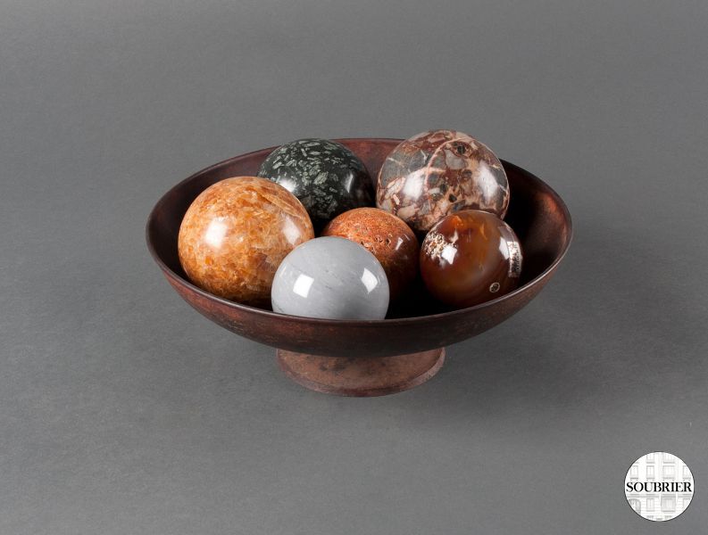 Agate balls