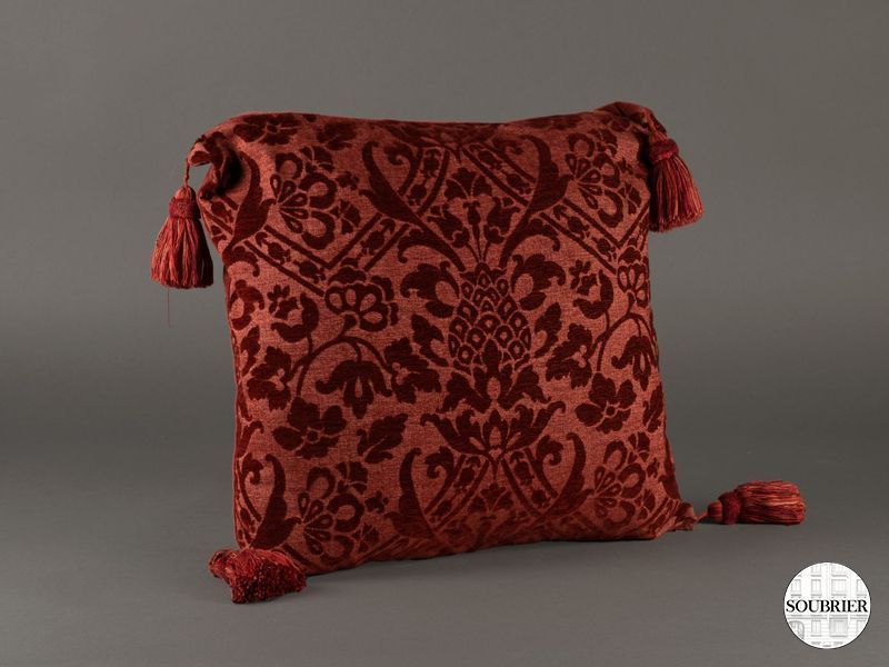 Damask velvet cushions