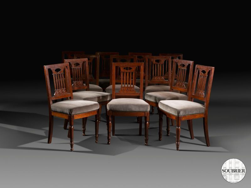 12 chaises Directoire