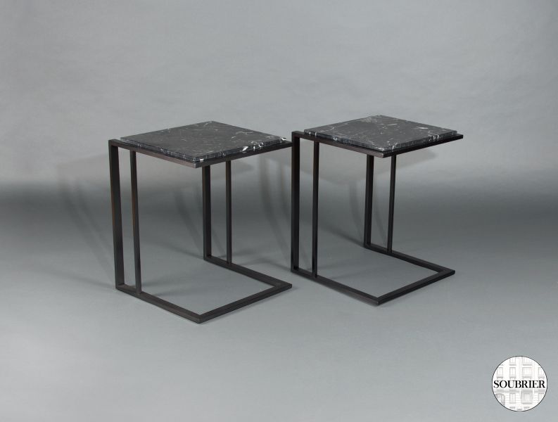 Pair of side tables