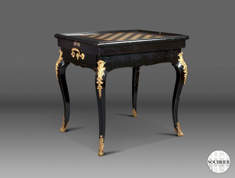 Table à jeu Louis XV