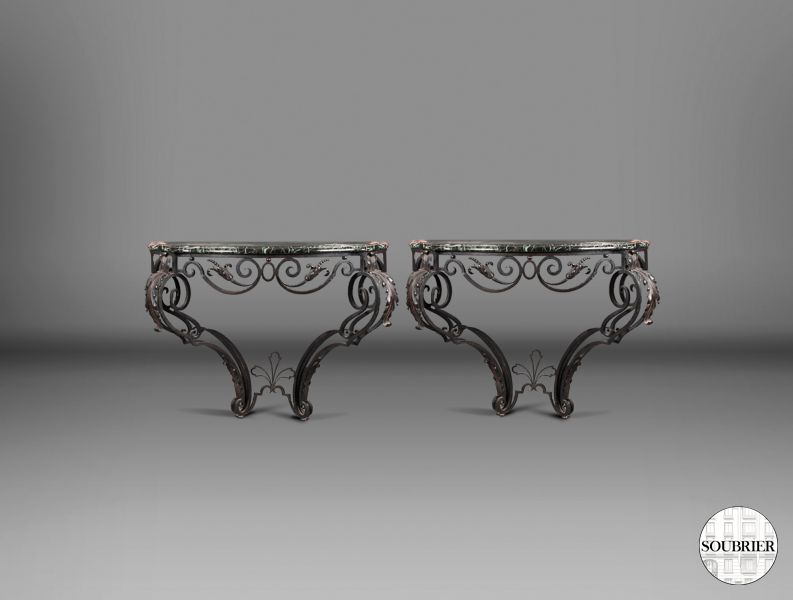 Pair of Louis XV console tables