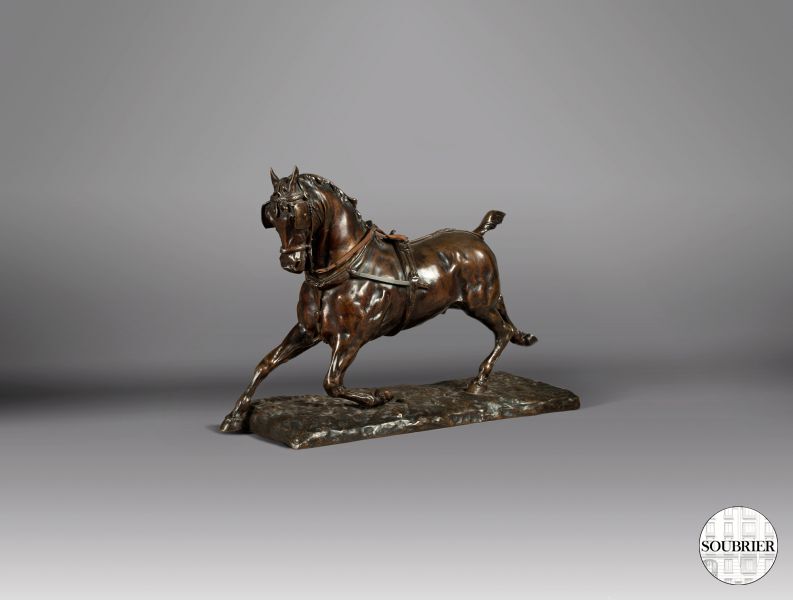 Cheval en bronze