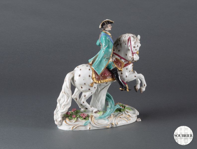 Saxe porcelain rider