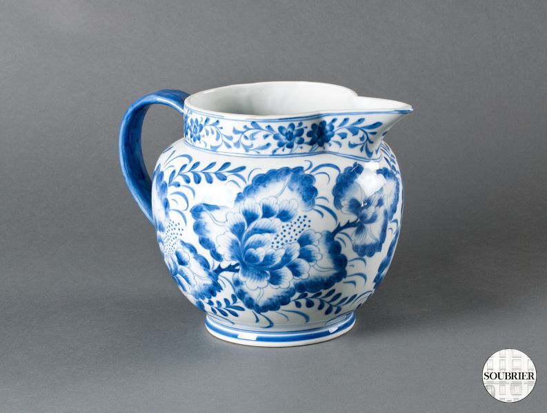 Large porcelain pitcher