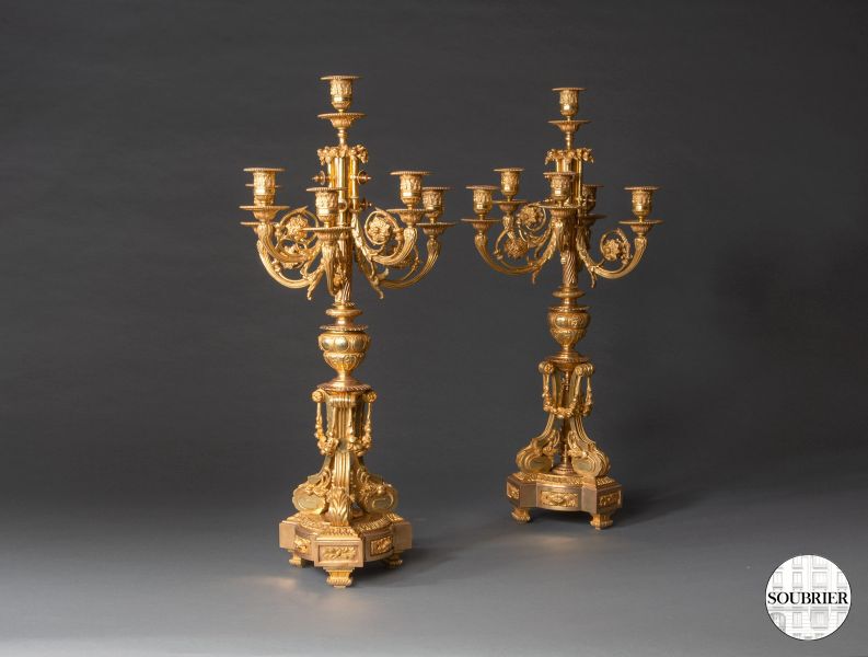 Pair of candelabra