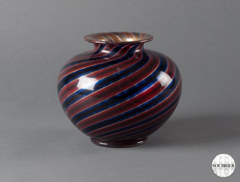 Vase en verre de Venise