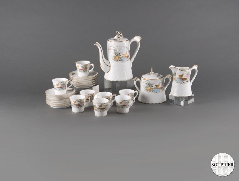 Butterfly coffee set