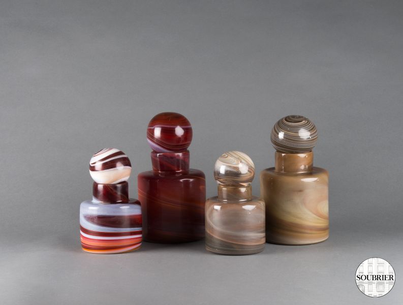 Marbled bottles