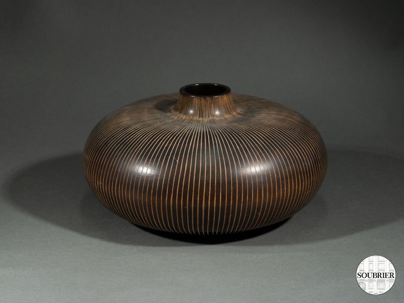 Vase oignon plat à r
