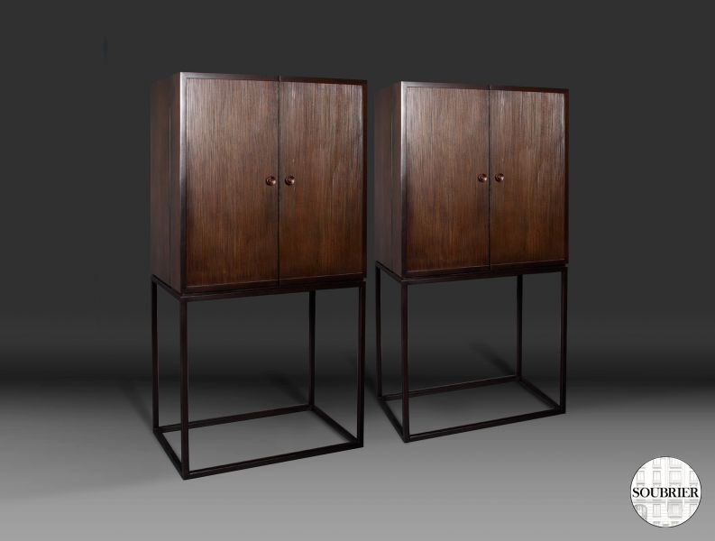Pair of modern cabinets