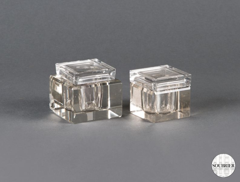 Glass inkwells