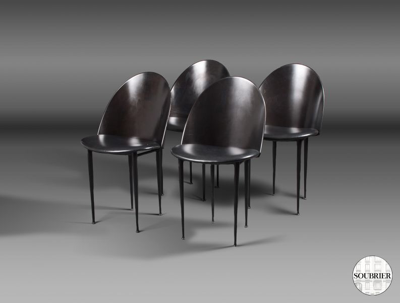 4 chairs by Mourgue