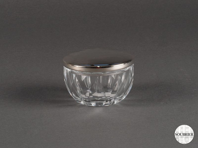 round box in cut crystal