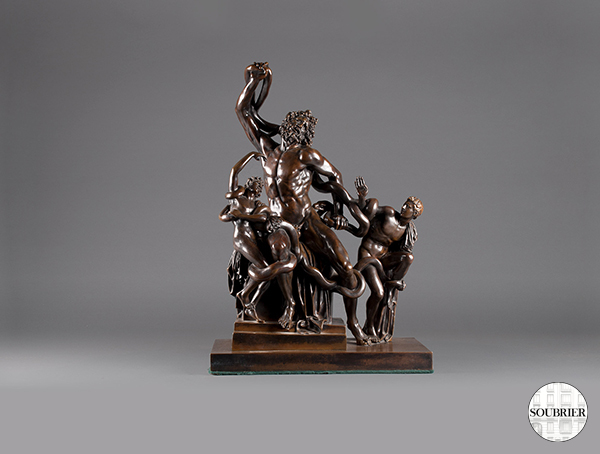 Bronze Laocoon XIXe 