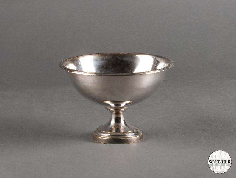 Silver pedestal bowl