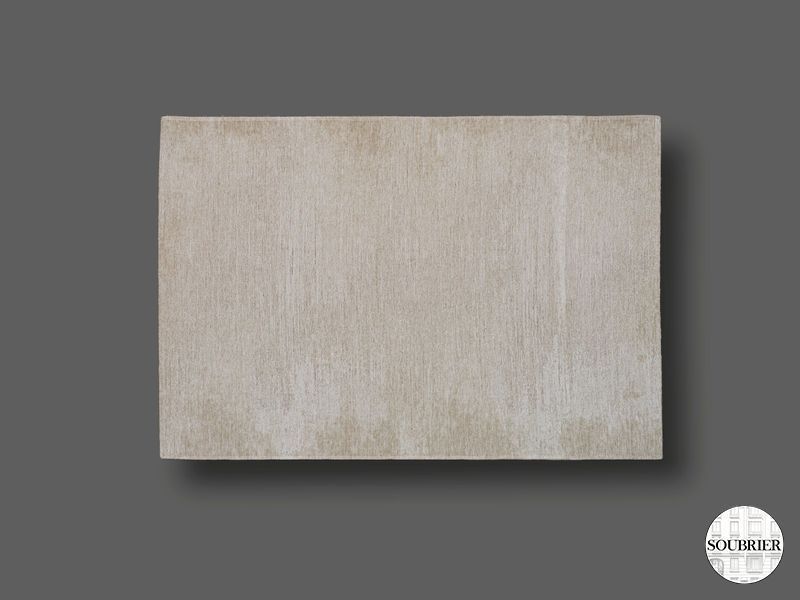 Tapis laine blanc