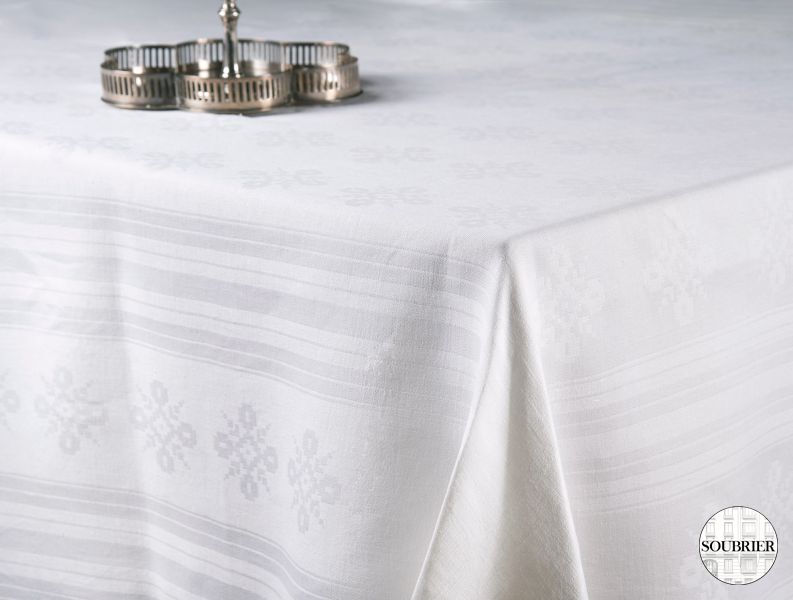 Damask tablecloth