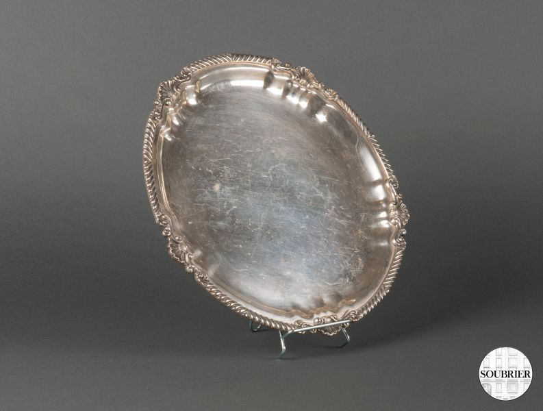 Silvered dish