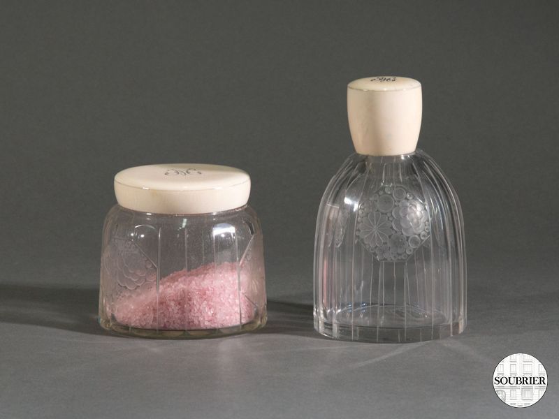 Flacon de toilette en crystal 