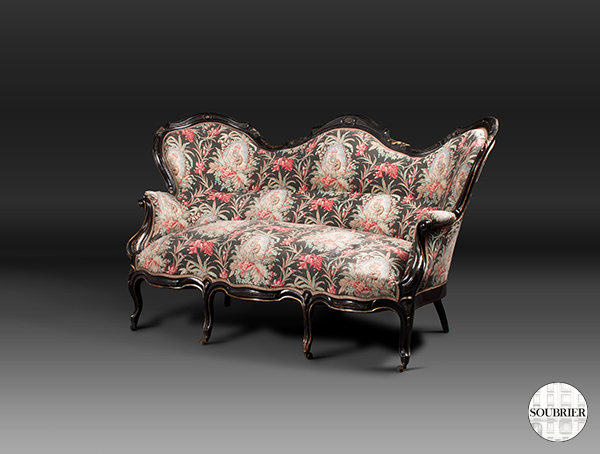 Napoleon III Tiger Hunt sofa