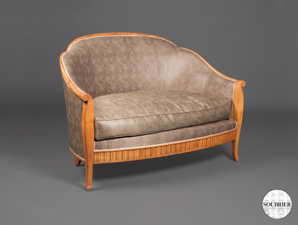 shagreen Art Deco sofa